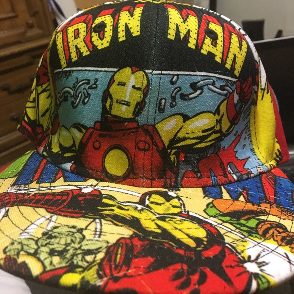 Marvel’s Invincible Iron Man Baseball Cap NWT